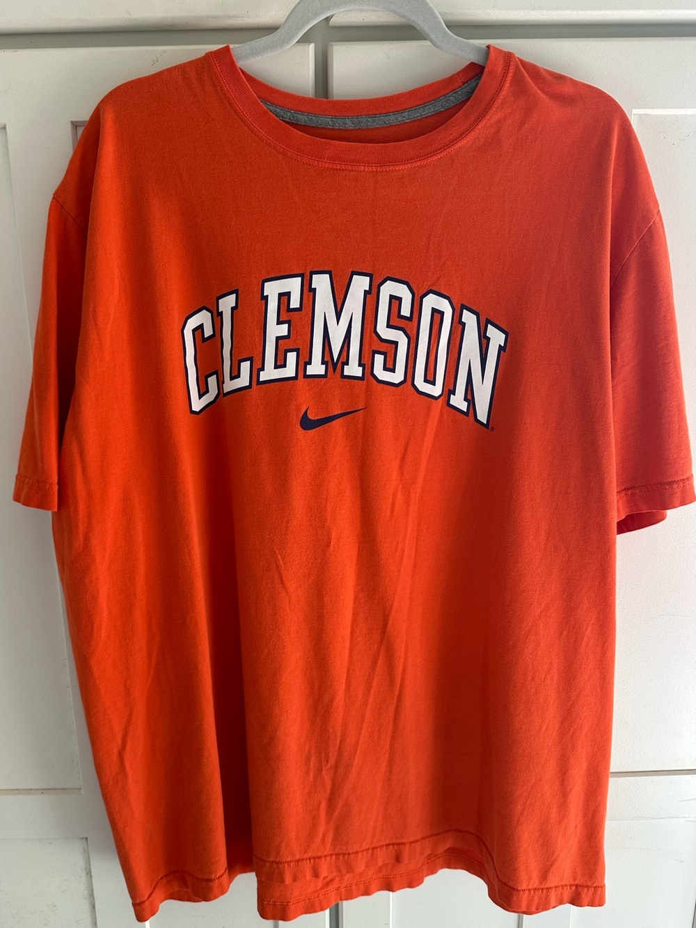 Mens Nike Orange Clemson Arch Logo Tee XXL